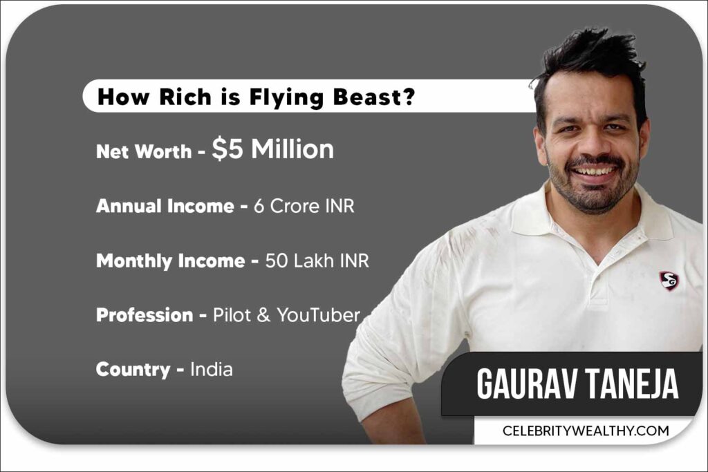 Gaurav Taneja Net Worth and Income